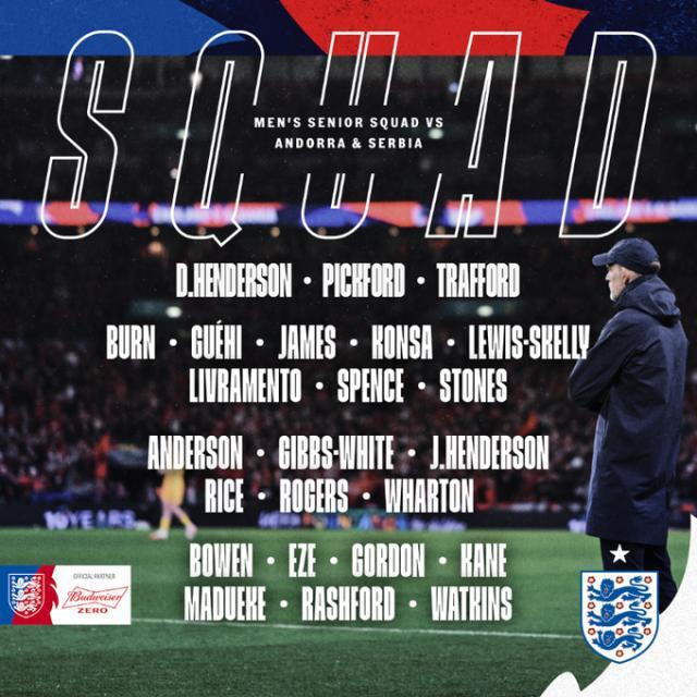 旺财28登录-拉什福德再入三狮，特伦特落选，森林中场首获征召